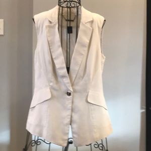 WHBM linen vest